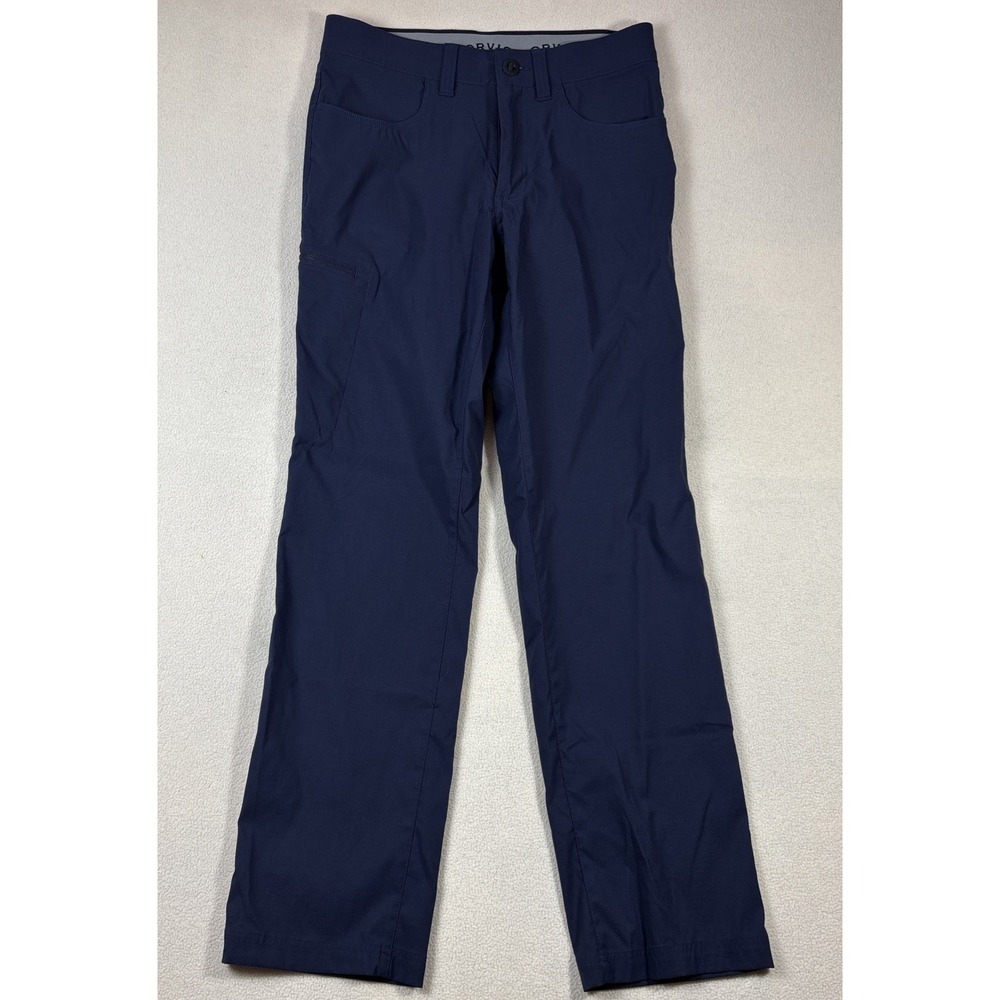 Orvis Tech Pants Mens 30x32 Performance Stretch Water Repellent Nylon Hiking EUC
